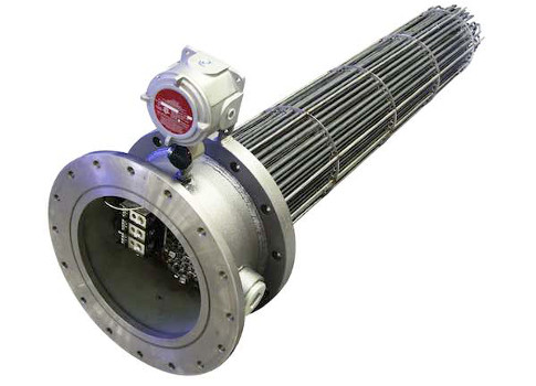 Immersion heaters such as Watlow’s flange immersion heaters possess IECEx and ATEX Ex’d’ or Ex’e’ ratings certifying that the flange heater enclosure is flameproof. Every enclosure is pressure tested to ensure heaters are safe and reliable and meet rigoro
