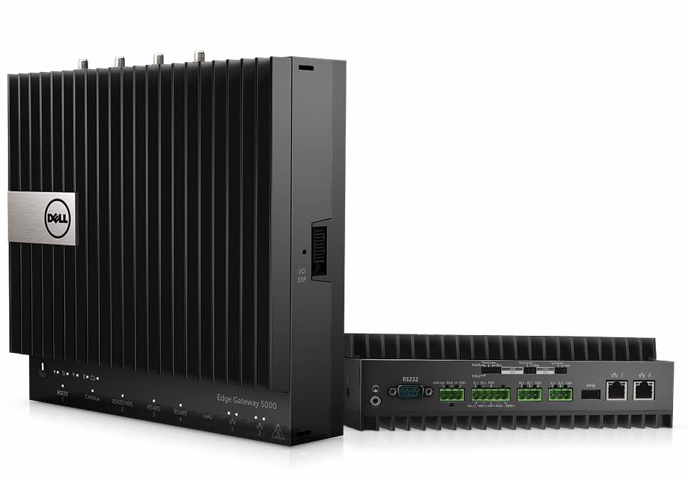 Dell's Edge Gateway 5000 Series are designed to connect users to the Internet of Things (IoT) as well as aggregate, secure and relay data from sensors and equipment. Courtesy: Dell