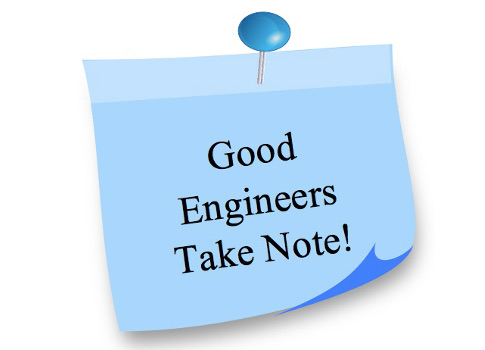Taking notes, whether its in a journal or on sticky notes, is a personal endeavor for many, but it provides some useful benefits. Digital programs exist to help engineers improve their workflow and efficiency. Courtesy: Maverick Technologies