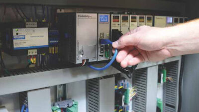 Figure 1: Ethernet is widely used in industrial automation systems to make a wide variety of connections. Courtesy: AutomationDirect