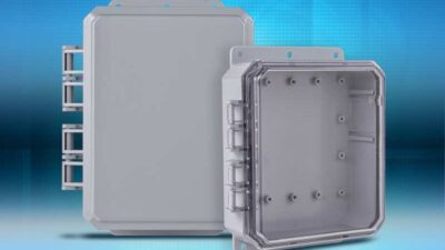AutomationDirect's Integra polycarbonate enclosures are watertight and saltwater resistant and can be used for marine applications. Courtesy: AutomationDirect