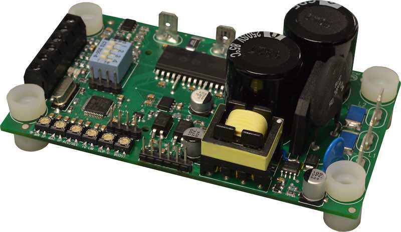 American Control Electronics' ACF700 series has an onboard microprocessor that allows custom programming for a variety of original equipment manufacturer (OEM) applications. Courtesy: American Control Electronics