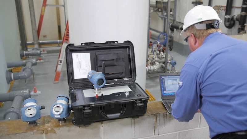 Emerson Process Management's Rosemount guided wave radar verification service is designed to to help users avoid process disruptions and improve process safety for level instrument performance. Courtesy: Emerson Process Management