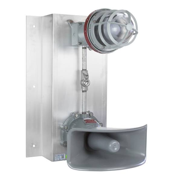 Larson Electronics' EPL-TL-1X10W-C-PA LED signal light is equipped with an audible horn and can be configured for different lamp colors and different tones with an alert system that can withstand demanding conditions and be heard over industrial machinery