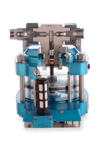 Parker Hannifin's AHL118 is a high-volume, double-ended, double acting high pressure liquid pump that is designed for use in oil and gas, chemical, industrial, and research applications. Courtesy: Parker Hannifin