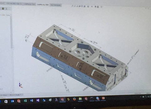 Example of tolerance-based machining, which uses product manufacturing information (PMI) and model-based definition (MBD) to give the CNC process knowledge and create accurate 3-D models. Image courtesy: Chris Vavra, CFE Media