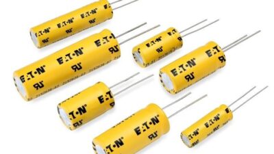 Eaton's TV supercapacitors with 3-volt (V) cells are designed to help increase stored energy capacity and power and are designed for utility meter, automotive system, data center flash servers, and industrial automation applications. Courtesy: Eaton