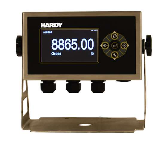 Hardy Process Solutions' swivel mount enclosures contain HI 6000 series of weight processors that are designed for harsh and heavy washdown environments. Courtesy: Hardy Process Solutions