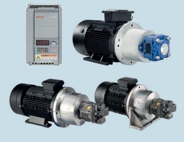 Bosch Rexroth's Sytronix FcP (frequency controlled pump drive) is an energy-efficient variable-speed pump drive designed to replace the function of a hydraulic pump. Courtesy: Bosch Rexroth