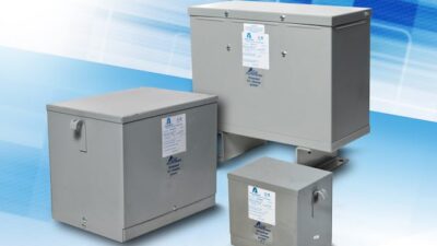 AutomationDirect’s Acme Electric’s dry-type encapsulated 3-phase transformers and are useful for dust or lint-laden atmospheres and are suitable for indoor and outdoor use. Courtesy: AutomationDirect
