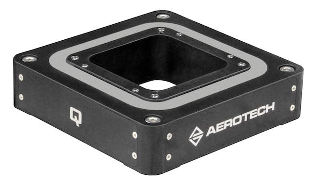 Aerotech’s QNP2 series of XY, parallel-kinematic, piezo positioning stages are designed for applications such as optical microscopy, scanning probe microscopy, x-ray transmission microscopy, and other applications where two-sided part access is required.