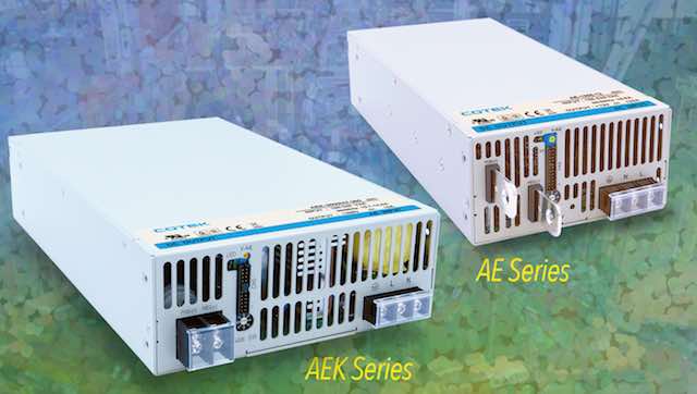 Power Sources Unlimited's AE Series (800, 1500 and 3000 W) and AEK Series (3000W) of power supplies are designed for applications such as include factory automation, off-site test and measurement and communications equipment. Courtesy: Power Sources Unlim