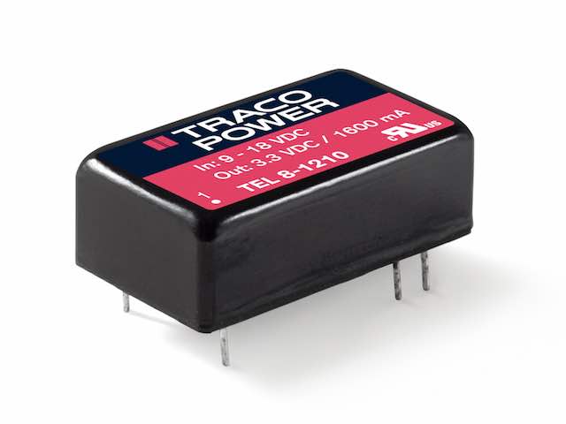 Traco Power's TEL 8WI series of isolated dc/dc converters are designed for harsh conditions in applications such as instrumentation, information technology (IT) and industrial electronics. Courtesy: Traco Power