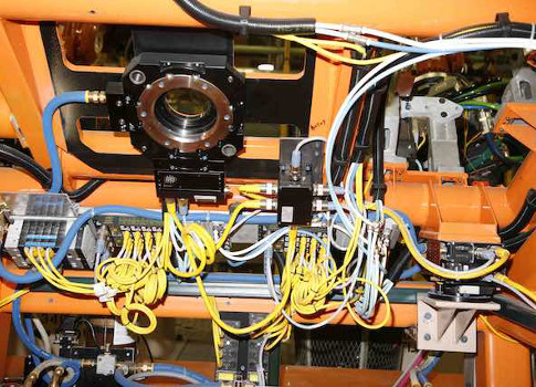 Ethernet connectivity allows automotive manufacturers to track and collect data from assembly processes, and enables communication from the production floor to the front office and from machine to machine. Courtesy: CFE Media