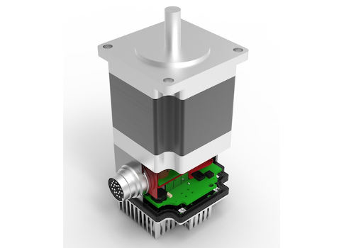 Figure 1: QuickSilver Controls Inc.’s SilverMax QCI-X23C-3 integrated hybrid servo motor is a fully integrated hybrid servo motor with feedback, a controller/indexer, and a digital driver. Courtesy: QuickSilver Controls Inc.