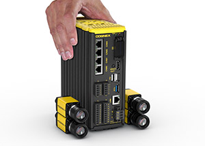 Cognex Corporation's In-Sight VC200 series of multi smart camera vision systems is designed to keep pace with fast-moving production lines and solve applications with sequential or asynchronous inspections. Courtesy: Cognex