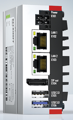 Beckhoff's C6015 Industrial PC (IPC) is designed for application areas with pronounced cost or space restraints. Courtesy: Beckhoff
