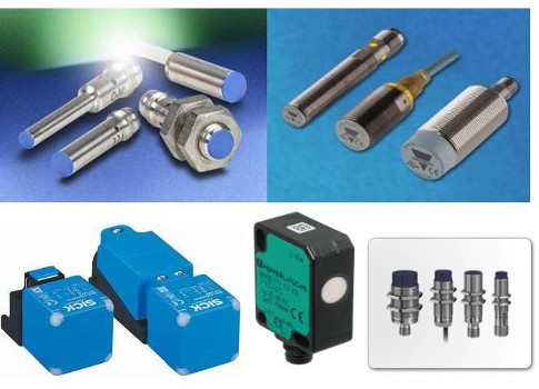 When a sensor is needed to sense proximity to an object, then distance, material, and other variables may dictate the technology or features required for the application. Images courtesy: AutomationDirect, Carlo Gavazzi (top row); Sick, Pepperl+Fuchs, Tel