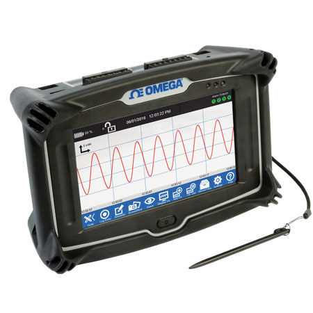 Omega's OM-DAQXL is an 8- or 16-channel analog input portable data logger with a 7-in. resistive touch color display and is designed for a wide range of applications including R&D and industrial labs, chemical, water treatment, and strain measurement duri