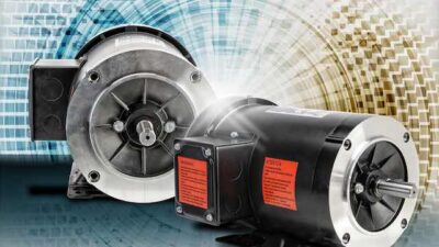 AutomationDirect’s IronHorse line of three-phase motors includes the MTRP-series 56HC-frame premium efficiency motor, which are available from 1 to 3 hp. Courtesy: AutomationDirect