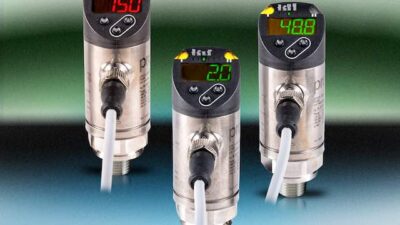 AutomationDirect's EPS ProSense line of digital pressure sensors are designed for industrial pressure measurement and indication in both gas and liquid applications. Courtesy: AutomationDirect