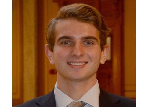 Wyatt Wells, CMO, The Bee Corp., who, along with other former and current Indiana students, are preparing to build and test sensors to better understand bee needs and behaviors as well as enhance beehive health around the world. Courtesy: Indiana Universi