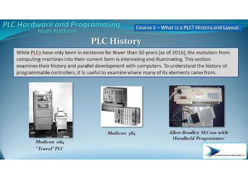 Programmable logic controllers (PLCs) have only been around for 50 years, but they have gone through a number of changes and evolutions that are paralleled with computers. Courtesy: Frank Lamb, Automation Primer