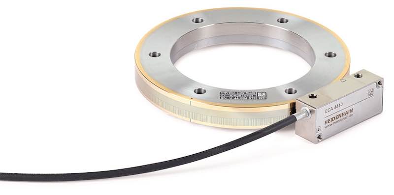 Heidenhain's ECA 4410 angle ring encoder series is designed for use in safety-related applications and can be used in dangerous automation conditions. Courtesy: Heidenhain