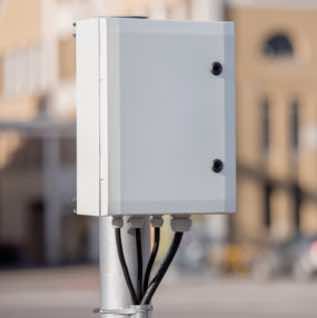 Fibox's ARCA IEC is a polycarbonate enclosure designed as an enclosing alternative to steel, impact resistant polycarbonate and can be used in harsh operating conditions. Courtesy: Fibox