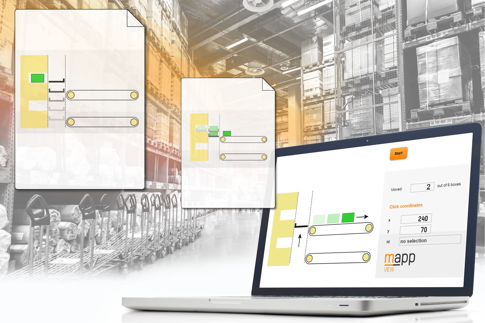 Figure 1: Dynamic human-machine interface (HMI) content such as scalable vector graphics (SVG) makes it easier to visualize complex manufacturing processes. Courtesy: B&R Automation