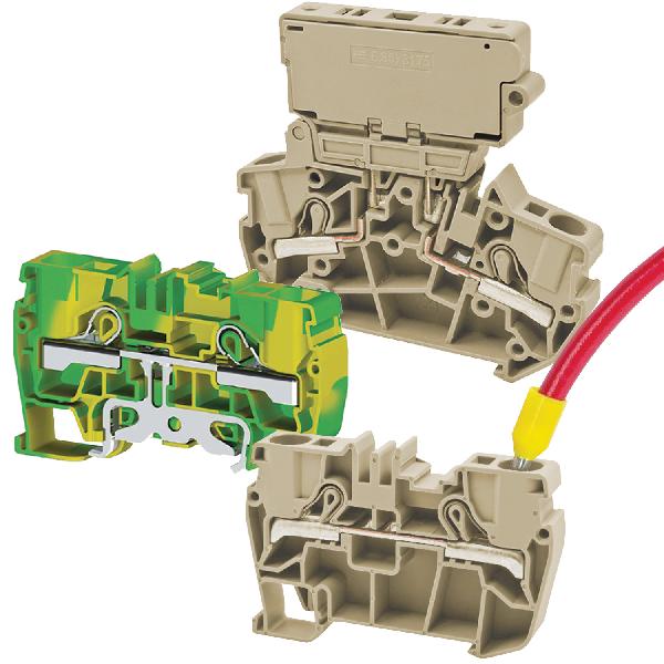 IMO Precision Controls Push Fit Connection DIN Rail Terminal Blocks from FactoryMation offer faster wire connections with no tools required and are designed to reduce both wiring time and difficulty. Courtesy: FactoryMation