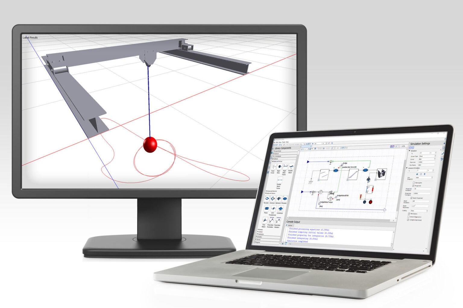 Plug and model simulation tools for automation software development ...
