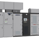 This medium-voltage drive, the Allen-Bradley PowerFlex 7000 Drive System with ArcShield Technology from Rockwell Automation, also has regeneration capabilities. The arc-resistant system is certified to meet global arc-resistant standards. The system provides an arc fault rating up to 50 kA and meets Type 2B accessibility protection standards. Courtesy: Intermountain Electronics