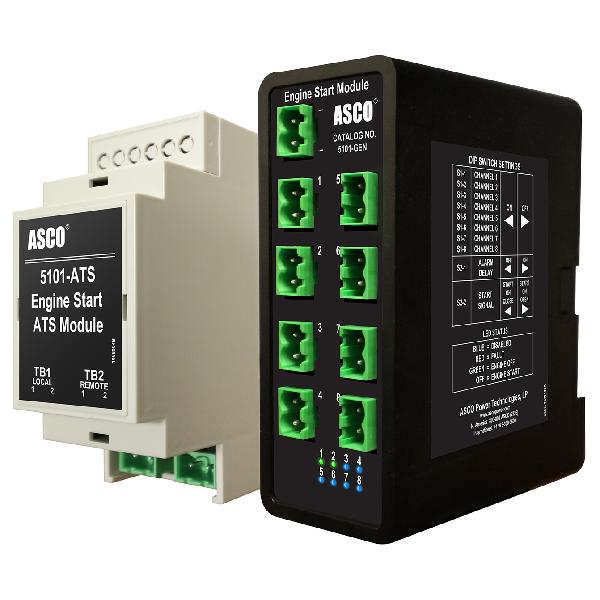 ASCO's 5101 engine start modules continually monitor the operability of engine start signal circuits to ensure that engine-generators will receive start signals when emergency power is needed and also start engine-generators as soon as start circuit faults are detected. Courtesy: ASCO Power Technologies