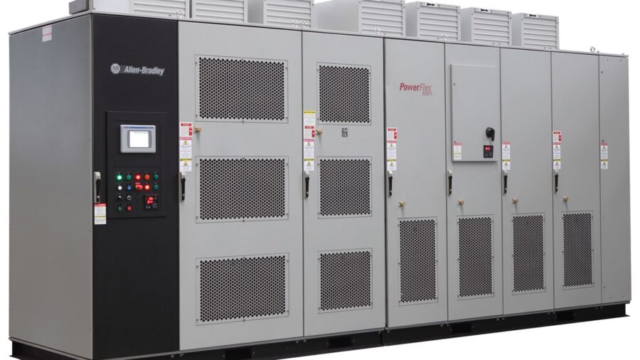 Fans, pumps and compressors, new or retrofit, are among applications for Allen-Bradley PowerFlex 6000 medium-voltage ac drives from Rockwell Automation. These include variable torque and constant torque applications. Courtesy: Intermountain Electronics