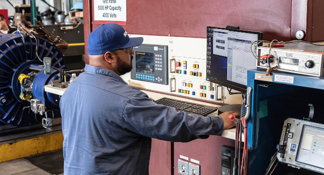 The reliability of the repair and new coils is guaranteed by extensive testing techniques. Courtesy: Sulzer