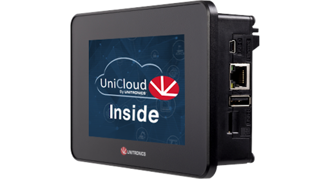 As of its Feb. 1, 2021, introduction, Unitronics UniStream PLC Cloud Series is said to be the only PLC with embedded built-in cloud without monthly subscription fee or any additional purchase of hardware and software. Just connect and go. Courtesy: Unitronics