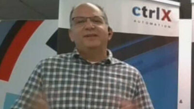 Control Engineering video interview with Dave Cameron, Bosch Rexroth sales director for automation and electrification, discusses control system ease of use offered by the Bosch Rexroth ctrlX Automation platform. Courtesy: Control Engineering