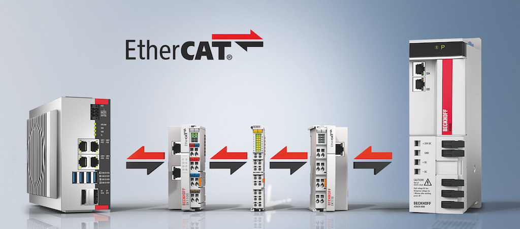 EtherCAT offers the optimal industrial Ethernet fieldbus for communication across mixed networks in brownfield applications. Courtesy: Beckhoff Automation