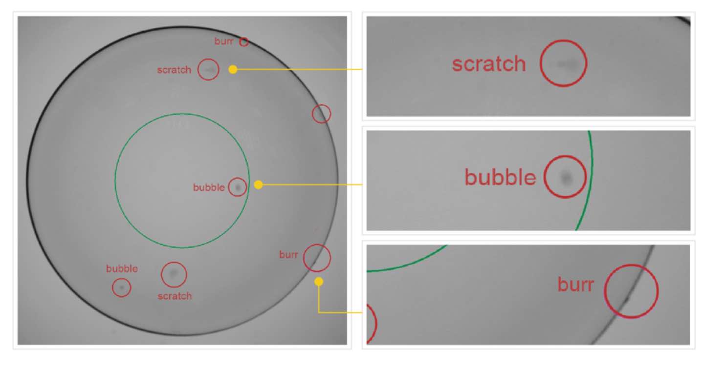 Figure 4: AI smart AOI can detect even minute defects in transparent contact lenses, significantly improving inspection rates compared to the previously used manual quality control processes. Courtesy: Adlink