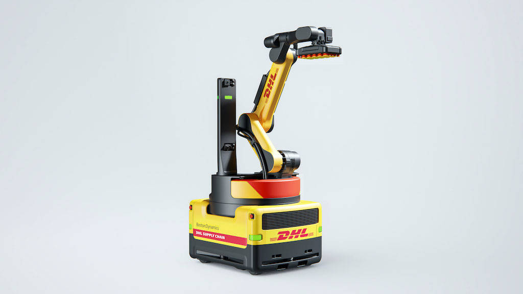 Boston Dynamics' Stretch is equipped with a compact, omni-directional mobile base, custom-designed lightweight arm as well as a smart gripper with advanced sensing and controls that can handle a large variety of box types and sizes. Courtesy: Boston Dynamics