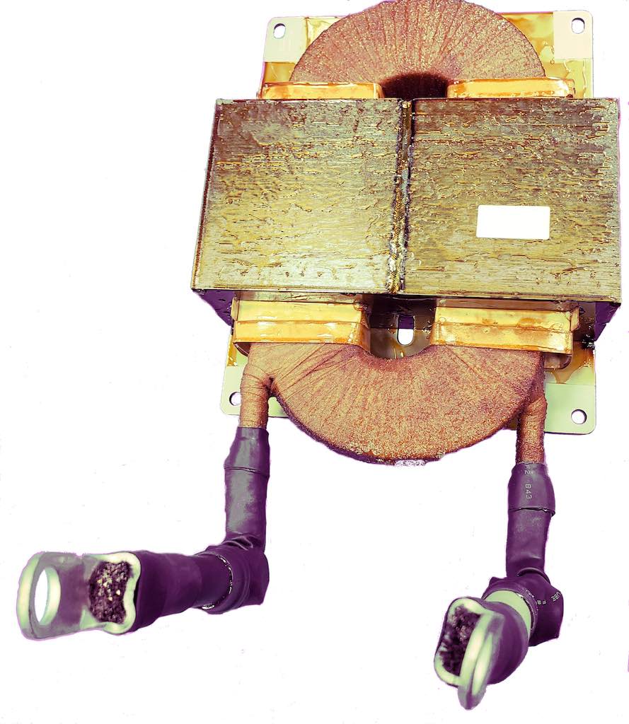 Link choke is a single reactor electrically placed ahead of the dc bus capacitors in a VFD, which can reduce VFD harmonics. Courtesy: Yaskawa America Inc.
