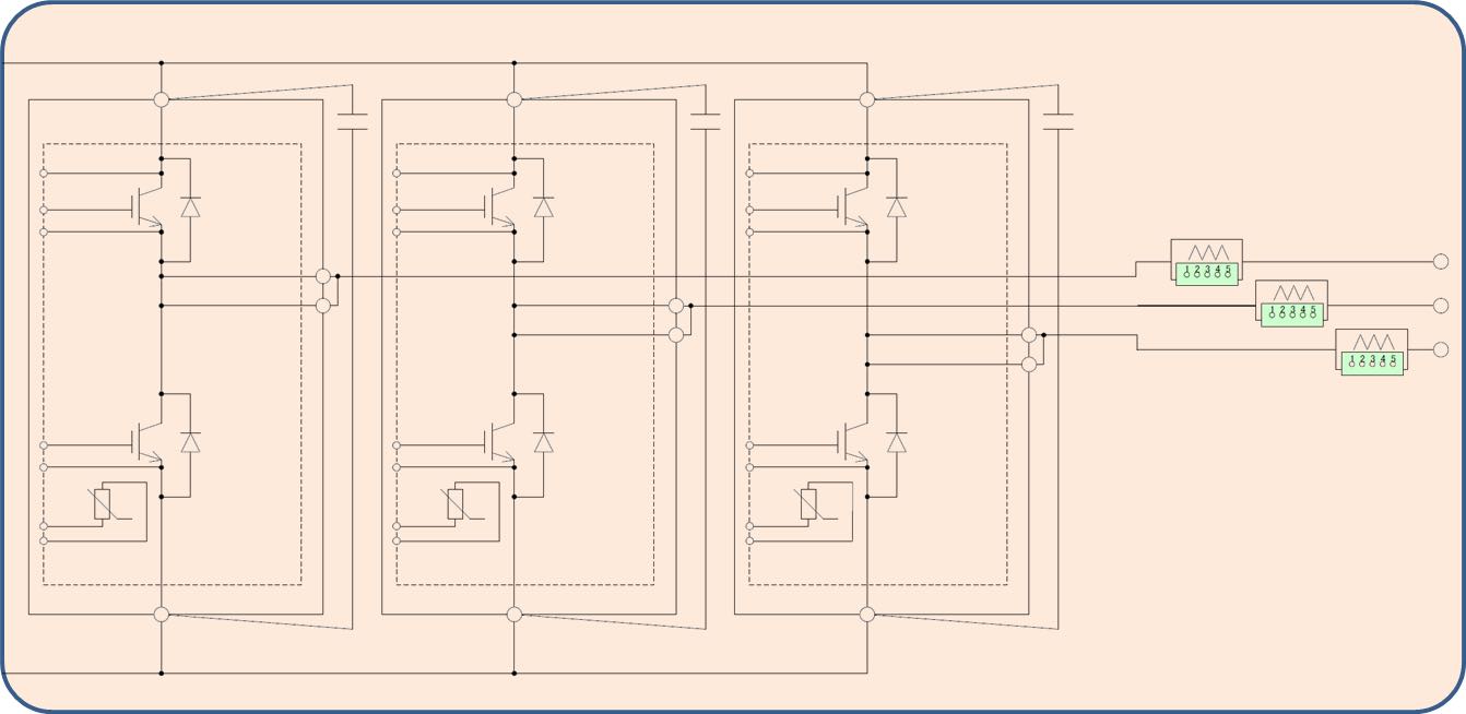 The inverter is the third and final primary section of a VFD’s main power circuit. Courtesy: Yaskawa America Inc.