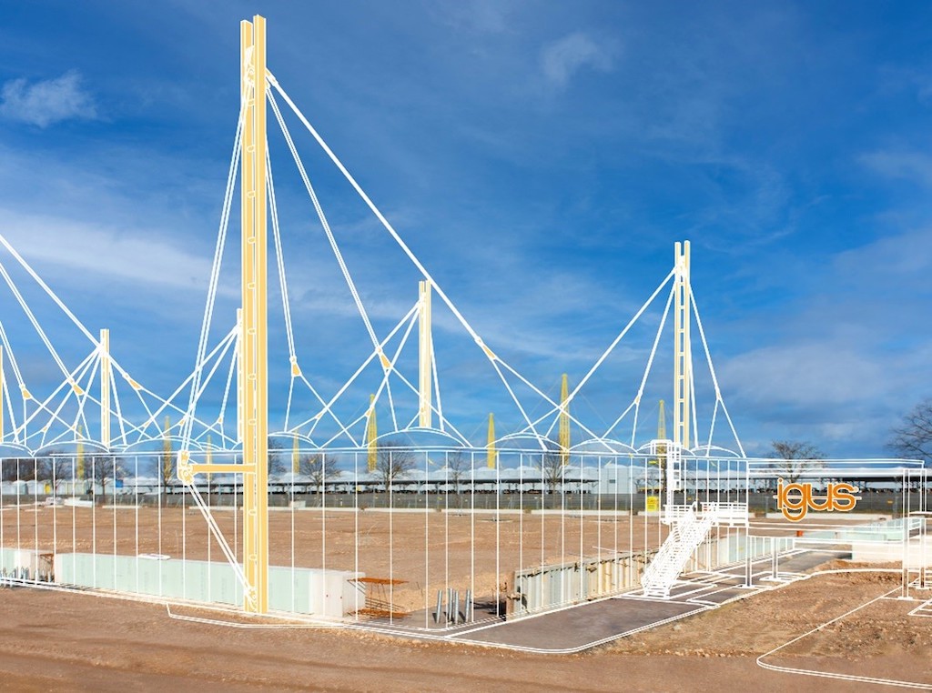 With 32% growth and 80,000 more products available from stock, igus GmbH continues to invest in production and delivery capacity: another 20,000m² factory space are under construction at the igus Campus Cologne, with completion expected in May 2023. Courtesy: igus GmbH