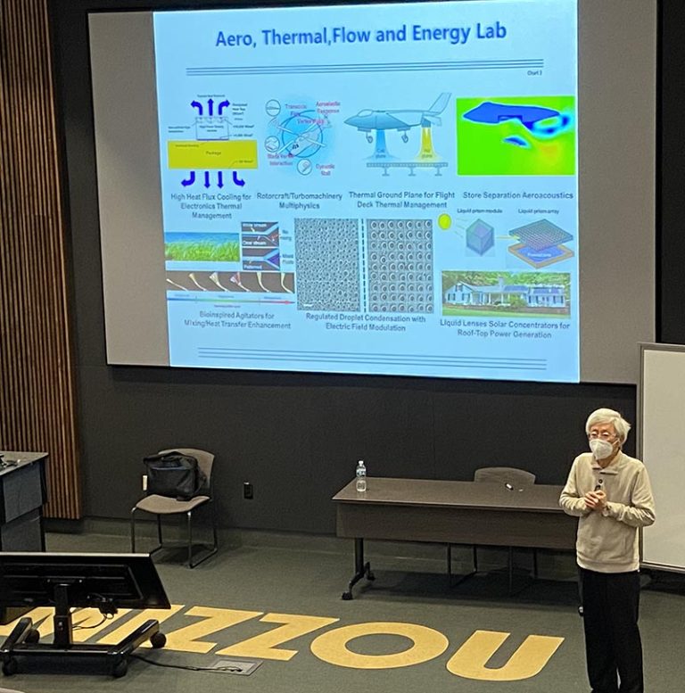Professor Chung-Lung Chen addresses participants of the FLO camp. Courtesy: University of Missouri