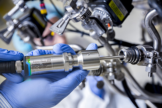 Figure 6: Self-calibrating Endress+Hauser iTHERM TrustSens temperature sensors eliminate manual calibration downtime by self-checking during every steam-in-place cycle, providing accurate measurement assurance for critical processes. Courtesy: Endress+Hauser