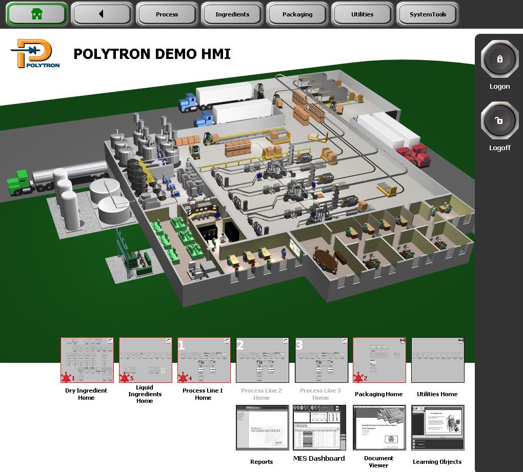 Figure 2: A good HMI should be easy to use and provide situational awareness for the user at all times. Courtesy: Polytron