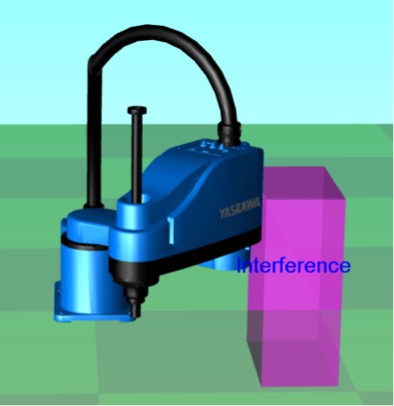 Figure 12: Functional safety prevents the robot from entering an interference zone. Courtesy: Yaskawa America Inc.