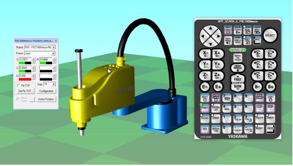 Figure 2: Second servo axis and section of SCARA robot. Courtesy: Yaskawa America Inc.