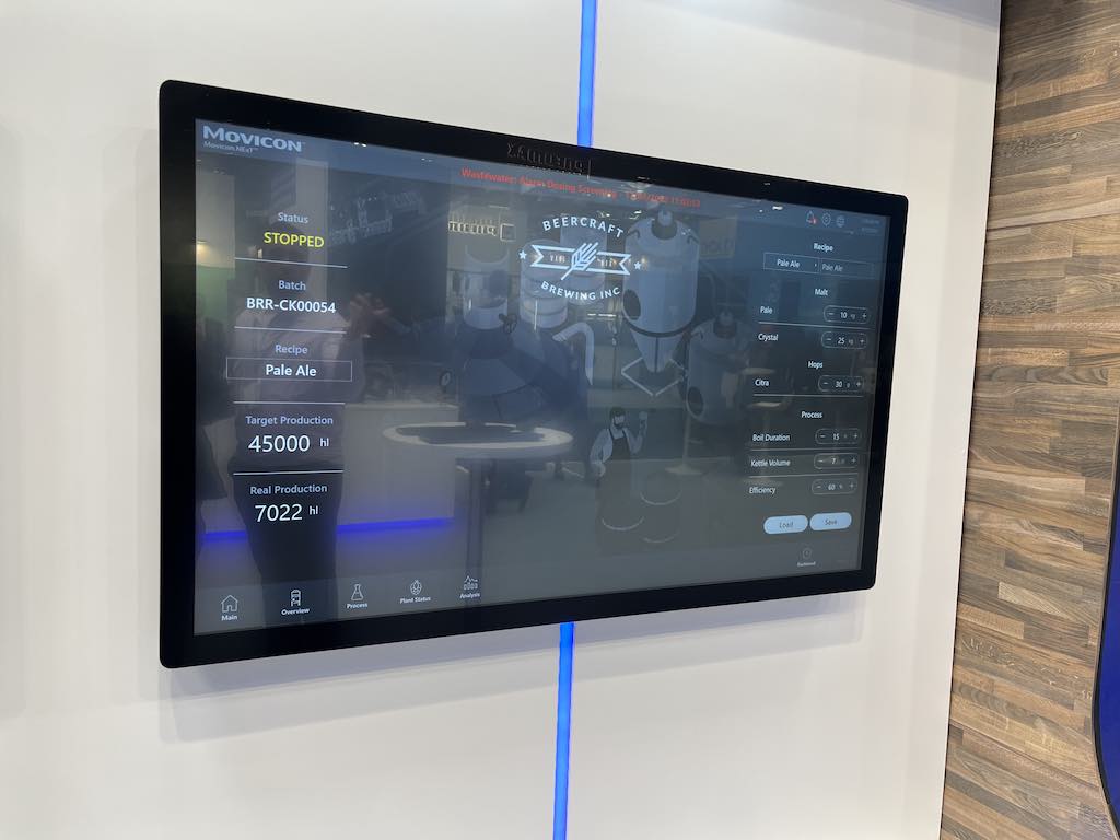 Emerson demonstrated an example of their "Floor to Cloud: The Future of Automation" at Hannover Messe 2023. Courtesy: Chris Vavra, CFE Media and Technology